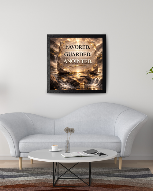 Favored. Guarded. Anointed. Wall Art